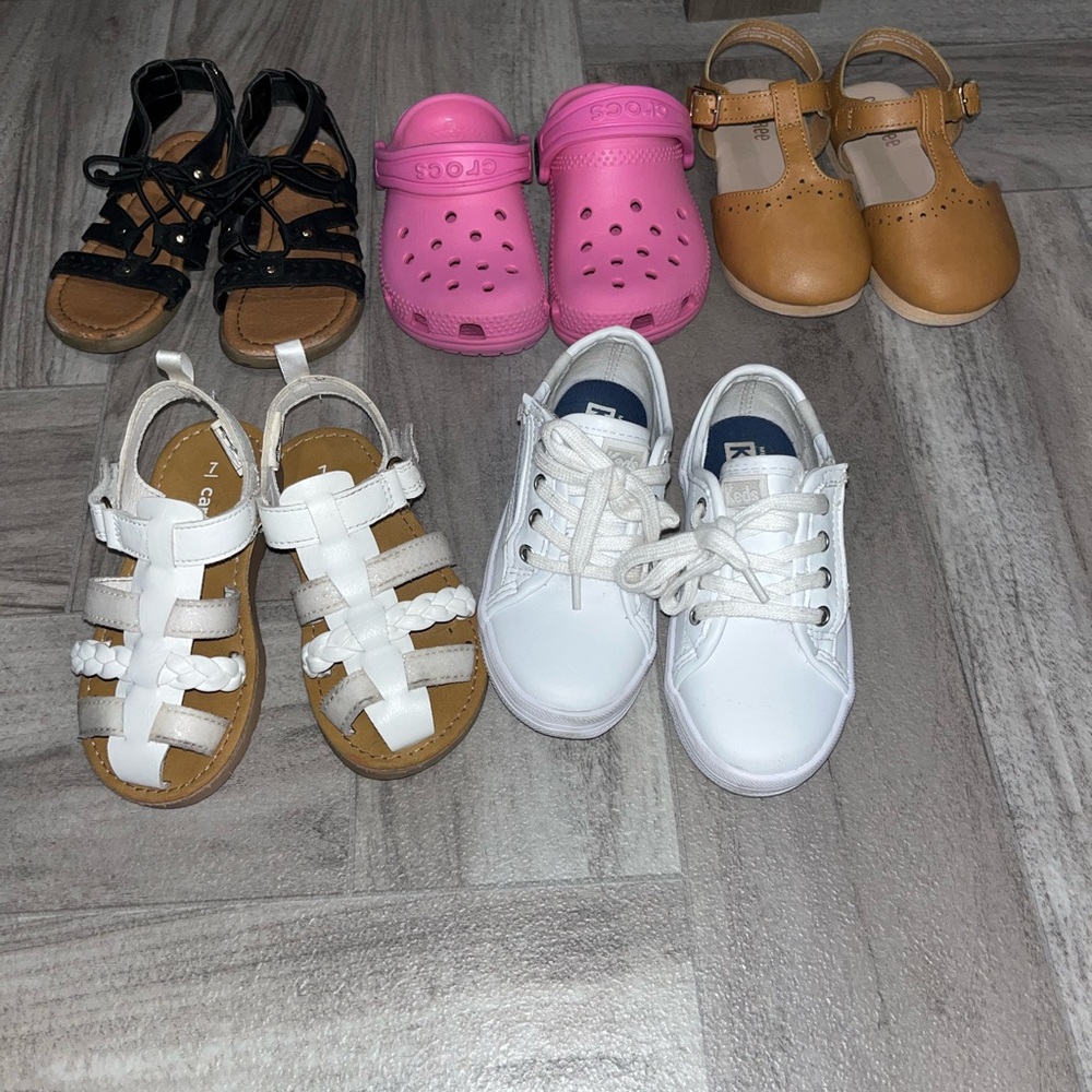 Toddler size 7 shoe lot